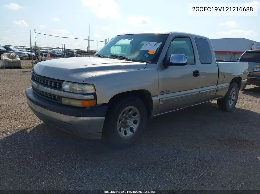 2GCEC19V121216688 2002 Chevrolet Silverado 1500 Ls