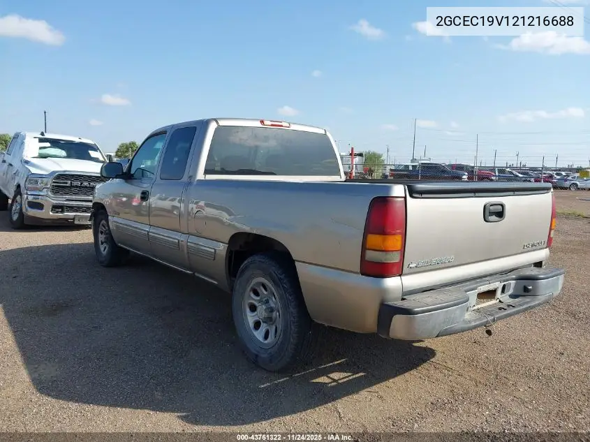 2GCEC19V121216688 2002 Chevrolet Silverado 1500 Ls