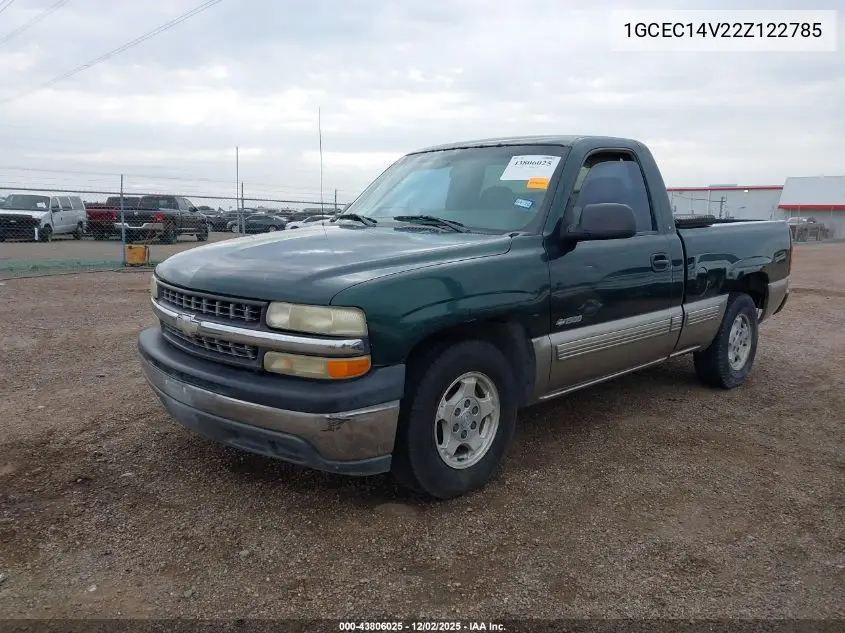 1GCEC14V22Z122785 2002 Chevrolet Silverado 1500 Ls