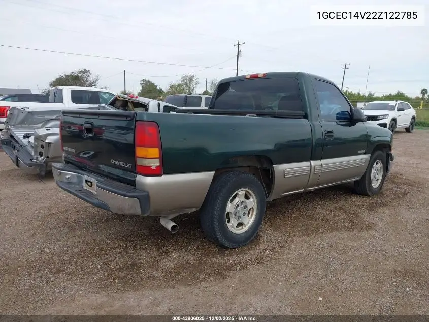 1GCEC14V22Z122785 2002 Chevrolet Silverado 1500 Ls
