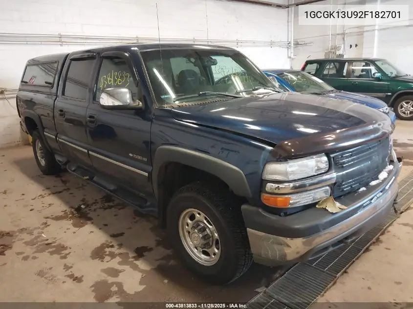 1GCGK13U92F182701 2002 Chevrolet Silverado 1500Hd Ls