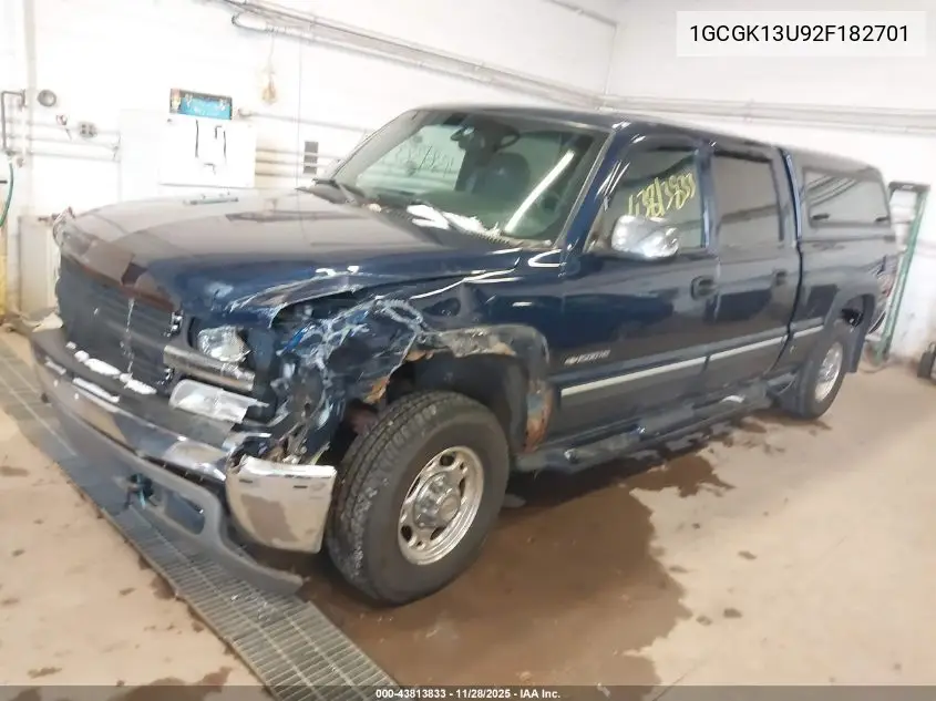 1GCGK13U92F182701 2002 Chevrolet Silverado 1500Hd Ls