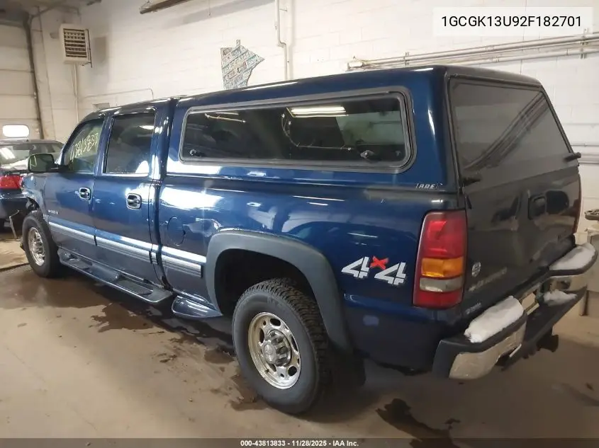 1GCGK13U92F182701 2002 Chevrolet Silverado 1500Hd Ls