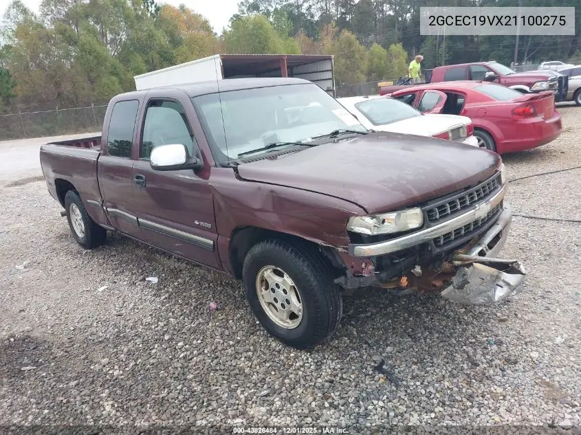 2GCEC19VX21100275 2002 Chevrolet Silverado 1500 Ls