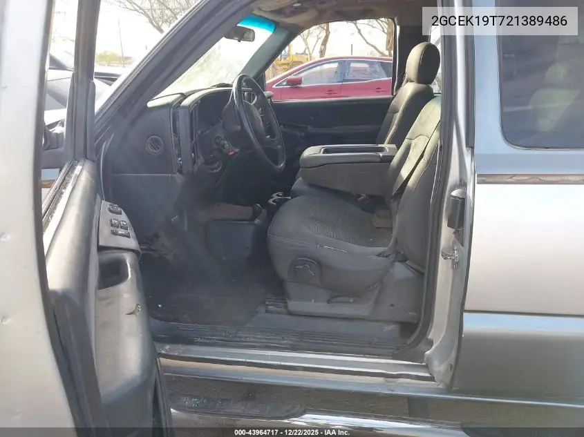 2GCEK19T721389486 2002 Chevrolet Silverado 1500 Ls