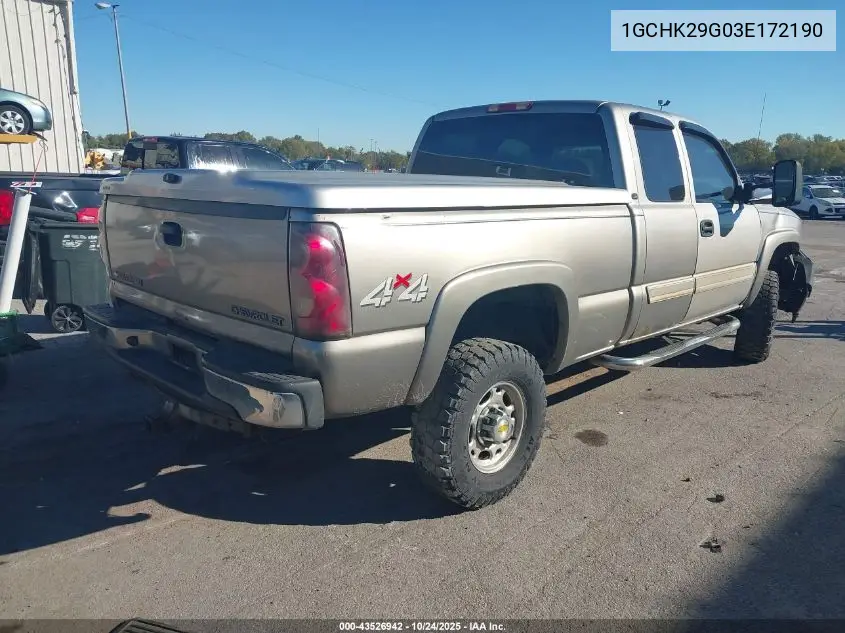 1GCHK29G03E172190 2003 Chevrolet Silverado 2500Hd Ls