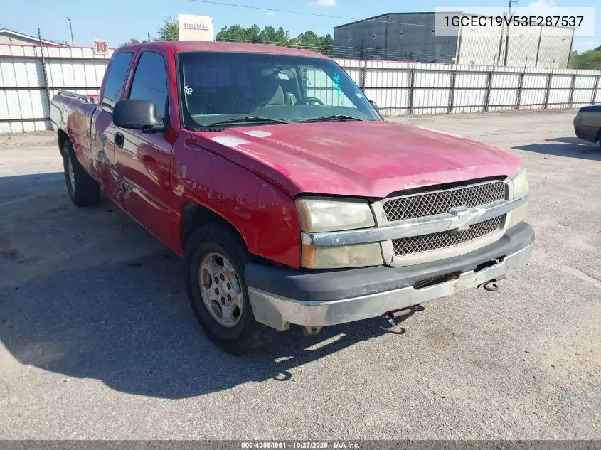 1GCEC19V53E287537 2003 Chevrolet Silverado 1500 Ls