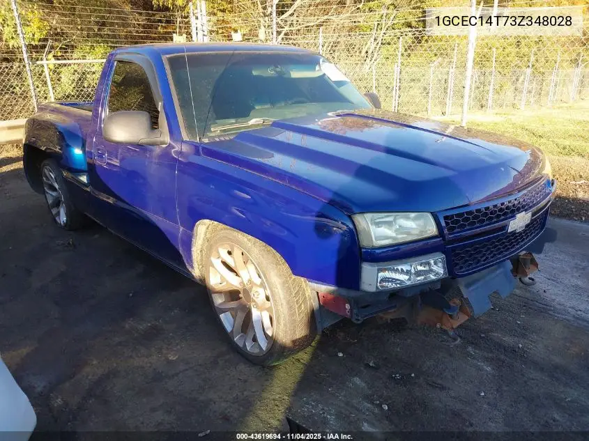 1GCEC14T73Z348028 2003 Chevrolet Silverado 1500 Ls