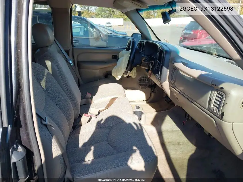 2GCEC19X131226981 2003 Chevrolet Silverado 1500