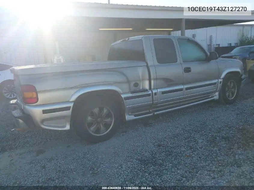 1GCEC19T43Z127270 2003 Chevrolet Silverado 1500 Ls