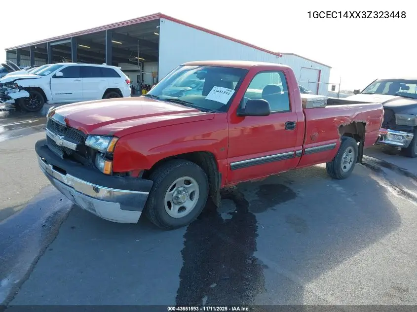 1GCEC14XX3Z323448 2003 Chevrolet Silverado 1500 Work Truck
