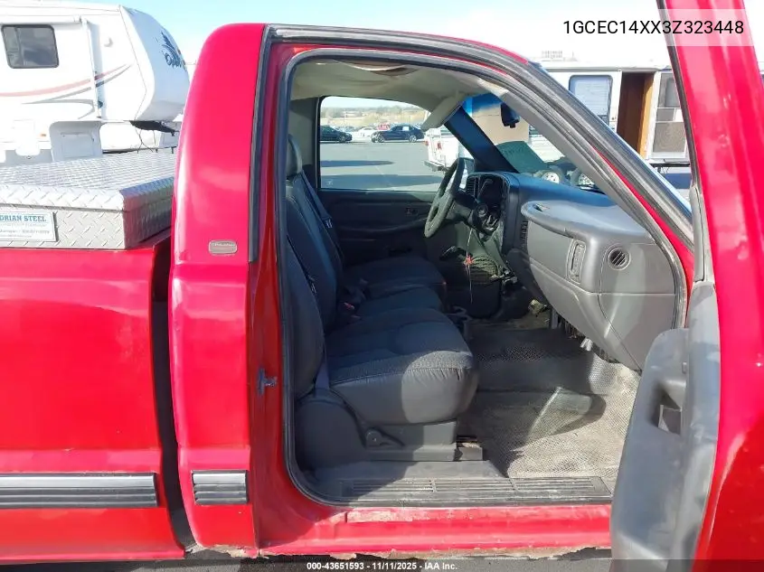 1GCEC14XX3Z323448 2003 Chevrolet Silverado 1500 Work Truck