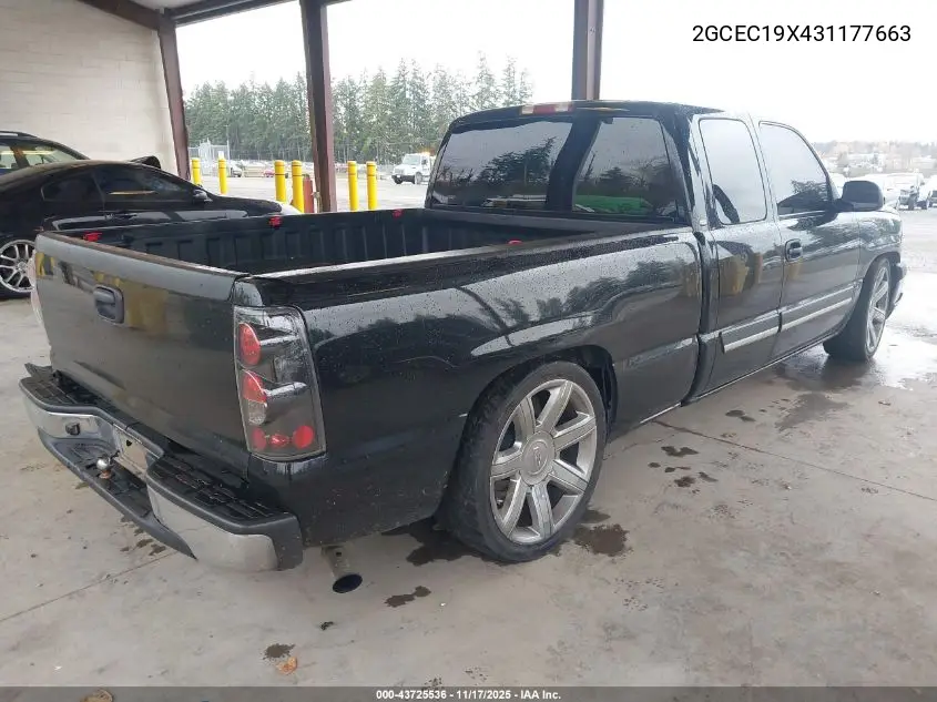 2GCEC19X431177663 2003 Chevrolet Silverado 1500