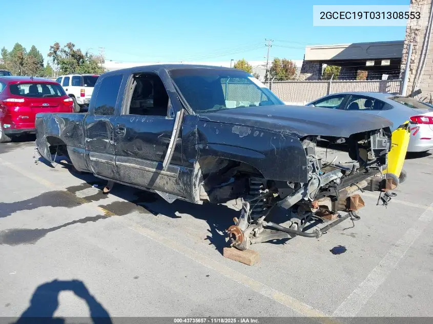 2GCEC19T031308553 2003 Chevrolet Silverado 1500 Ls