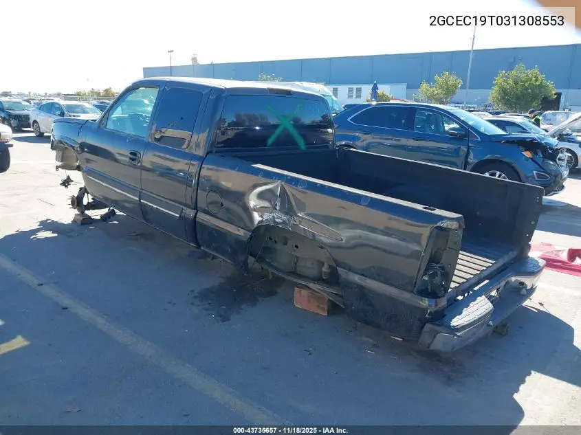 2GCEC19T031308553 2003 Chevrolet Silverado 1500 Ls