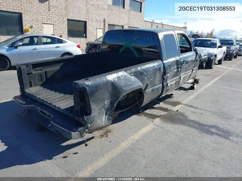 2GCEC19T031308553 2003 Chevrolet Silverado 1500 Ls