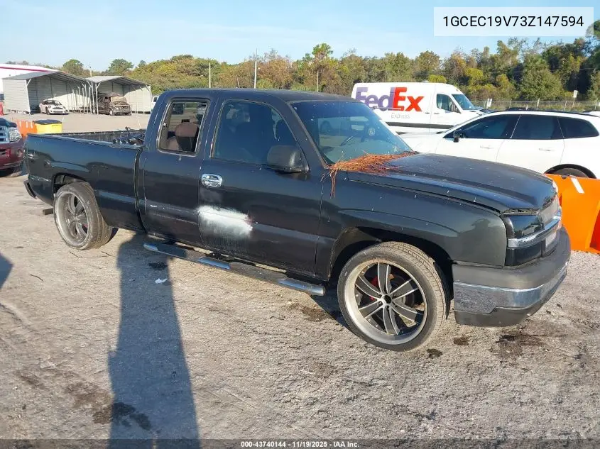 1GCEC19V73Z147594 2003 Chevrolet Silverado 1500 Ls