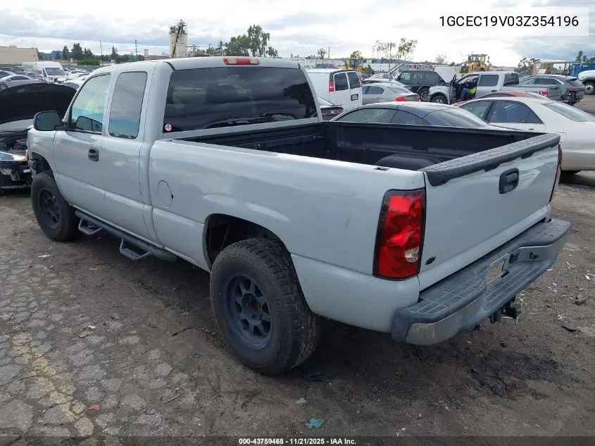 1GCEC19V03Z354196 2003 Chevrolet Silverado 1500 Ls