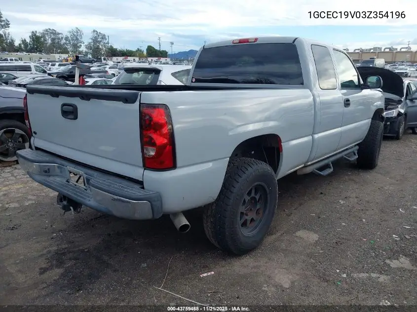 1GCEC19V03Z354196 2003 Chevrolet Silverado 1500 Ls
