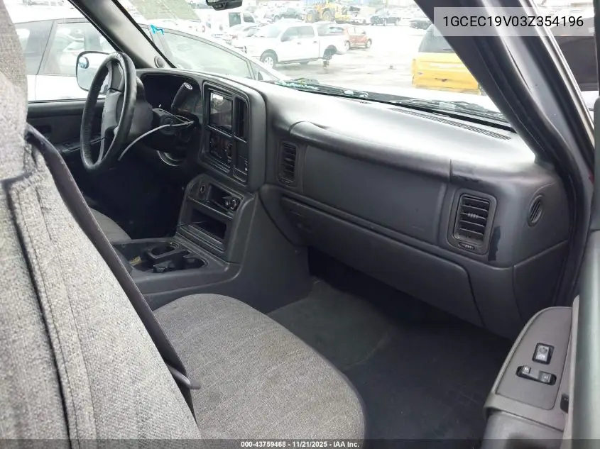1GCEC19V03Z354196 2003 Chevrolet Silverado 1500 Ls