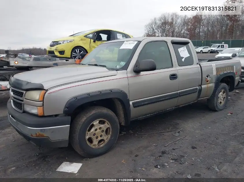 2GCEK19T831315821 2003 Chevrolet Silverado 1500 Ls