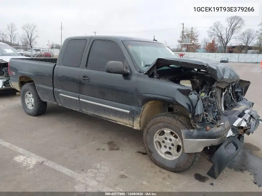 1GCEK19T93E379266 2003 Chevrolet Silverado 1500 Lt