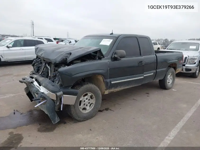 1GCEK19T93E379266 2003 Chevrolet Silverado 1500 Lt