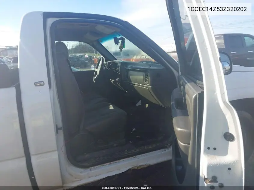 1GCEC14Z53Z320202 2003 Chevrolet Silverado 1500 Work Truck