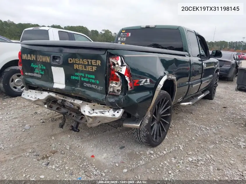 2GCEK19TX31198145 2003 Chevrolet Silverado 1500 Ls