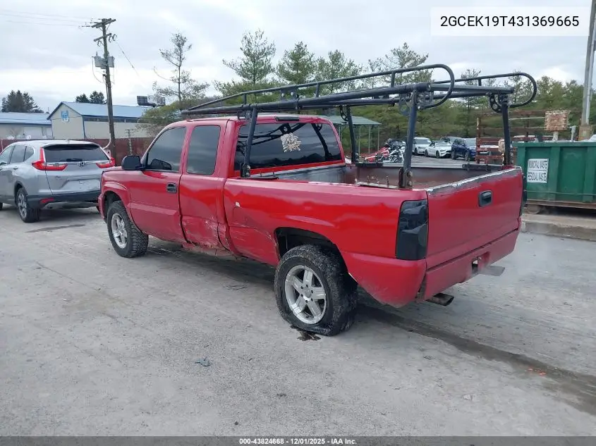 2GCEK19T431369665 2003 Chevrolet Silverado 1500 Ls