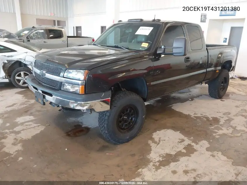 2GCEK19T431201380 2003 Chevrolet Silverado 1500 Lt
