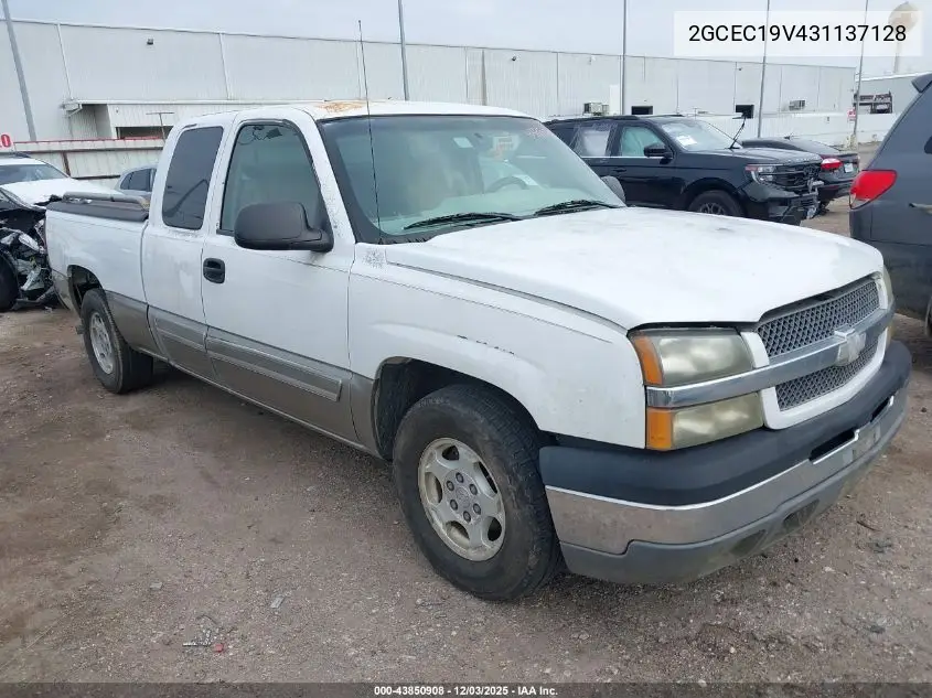 2GCEC19V431137128 2003 Chevrolet Silverado 1500 Ls