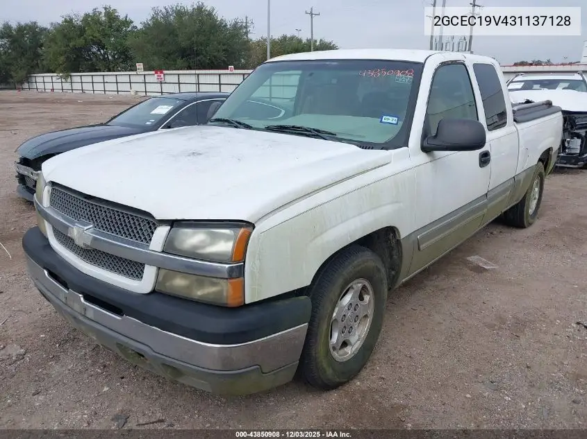 2GCEC19V431137128 2003 Chevrolet Silverado 1500 Ls