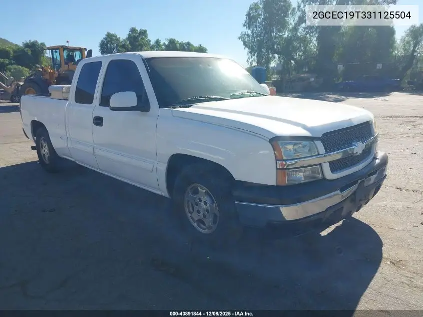 2GCEC19T331125504 2003 Chevrolet Silverado 1500 Ls