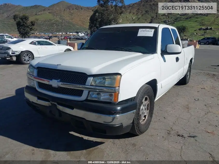 2GCEC19T331125504 2003 Chevrolet Silverado 1500 Ls