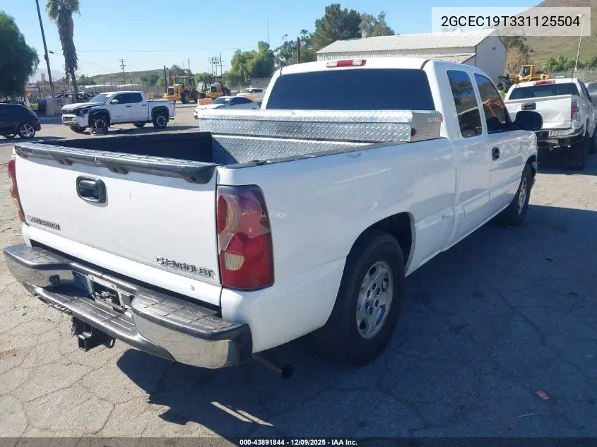 2GCEC19T331125504 2003 Chevrolet Silverado 1500 Ls