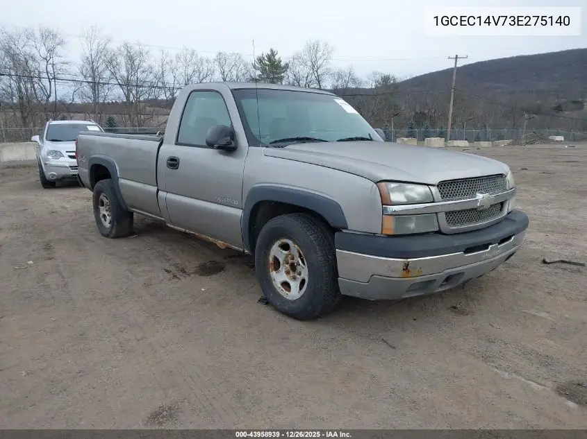 1GCEC14V73E275140 2003 Chevrolet Silverado 1500 Work Truck