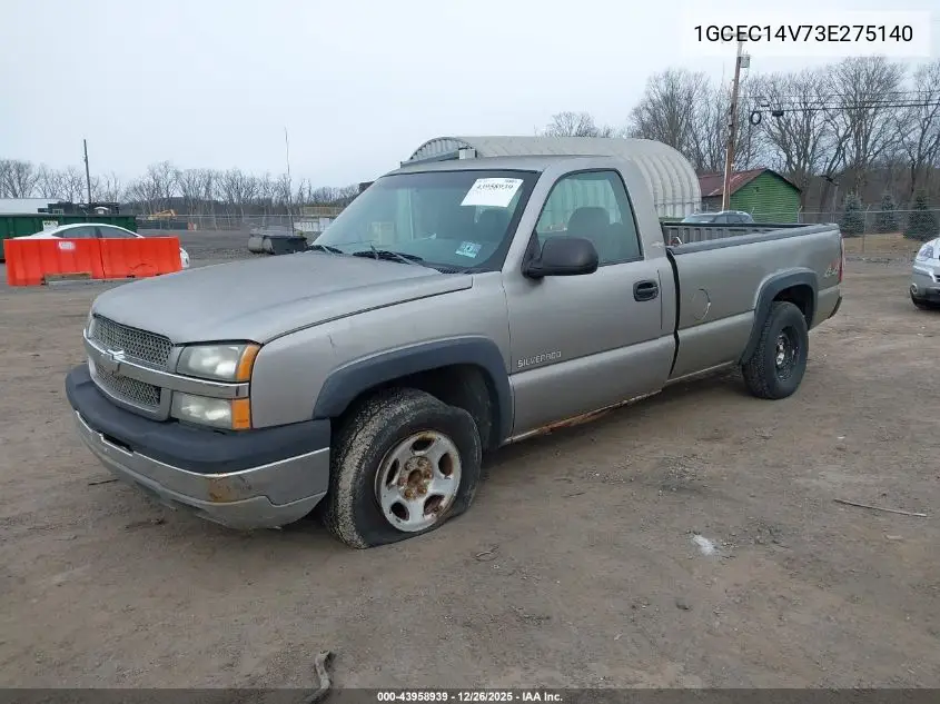 1GCEC14V73E275140 2003 Chevrolet Silverado 1500 Work Truck
