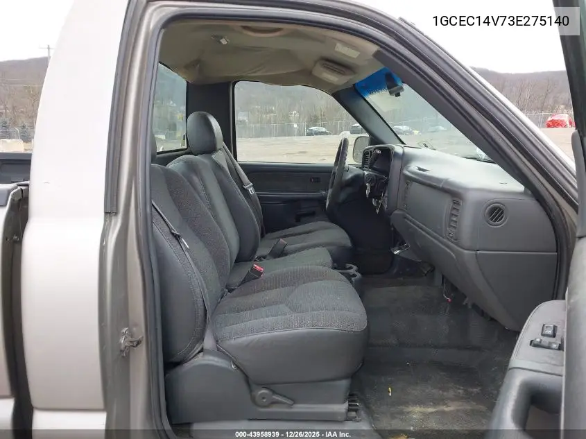 1GCEC14V73E275140 2003 Chevrolet Silverado 1500 Work Truck