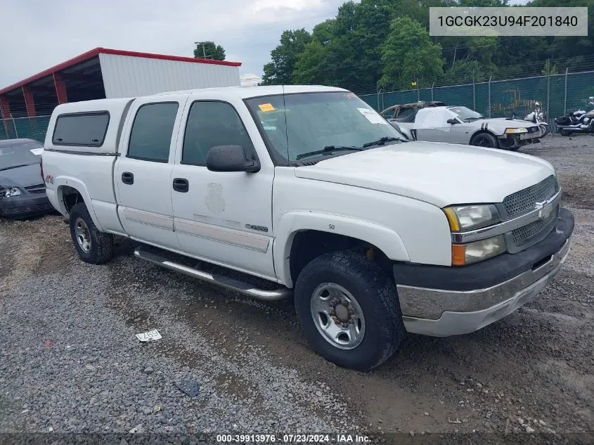 1GCGK23U94F201840 2004 Chevrolet Silverado 2500 Ls