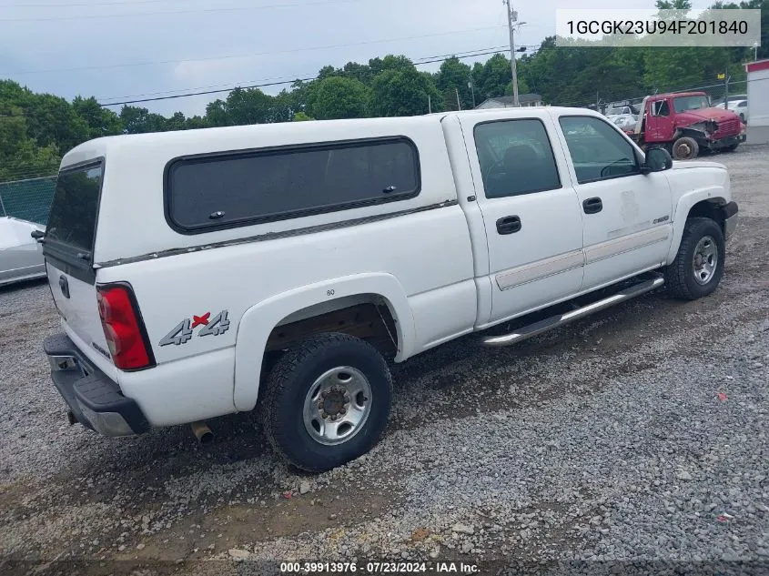 1GCGK23U94F201840 2004 Chevrolet Silverado 2500 Ls