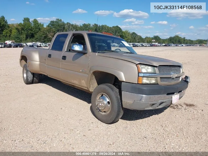 2004 Chevrolet Silverado 3500 Lt VIN: 1GCJK33114F108568 Lot: 40401378