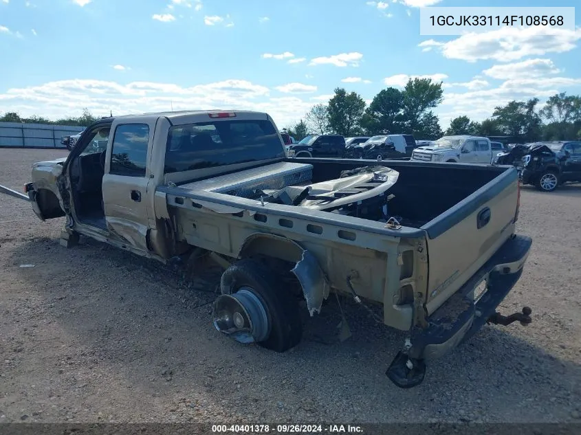 2004 Chevrolet Silverado 3500 Lt VIN: 1GCJK33114F108568 Lot: 40401378