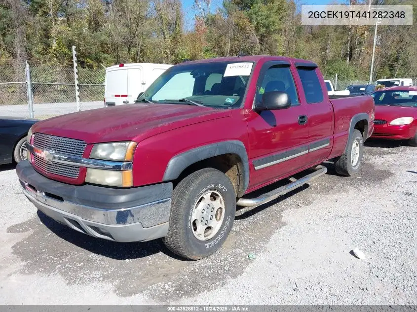 2GCEK19T441282348 2004 Chevrolet Silverado 1500 Z71