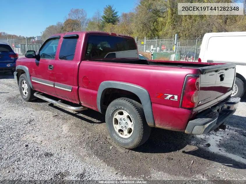 2GCEK19T441282348 2004 Chevrolet Silverado 1500 Z71
