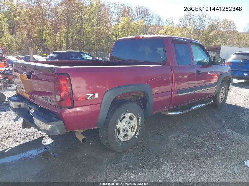 2GCEK19T441282348 2004 Chevrolet Silverado 1500 Z71