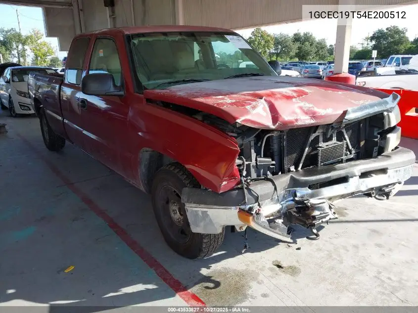 1GCEC19T54E200512 2004 Chevrolet Silverado 1500 Ls