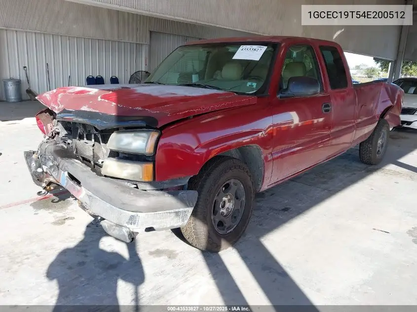 1GCEC19T54E200512 2004 Chevrolet Silverado 1500 Ls