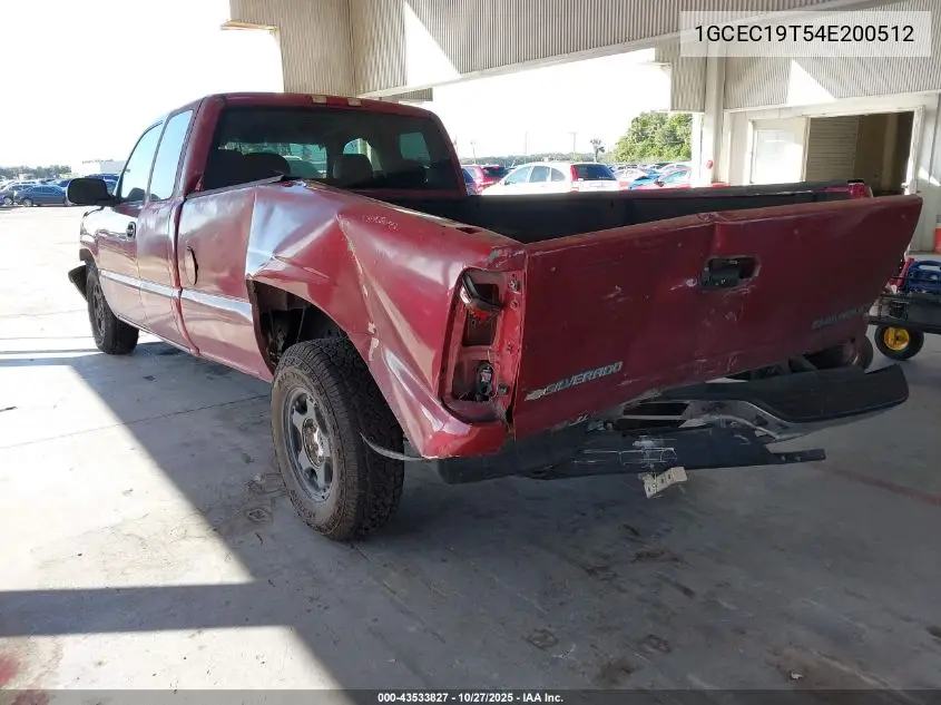 1GCEC19T54E200512 2004 Chevrolet Silverado 1500 Ls
