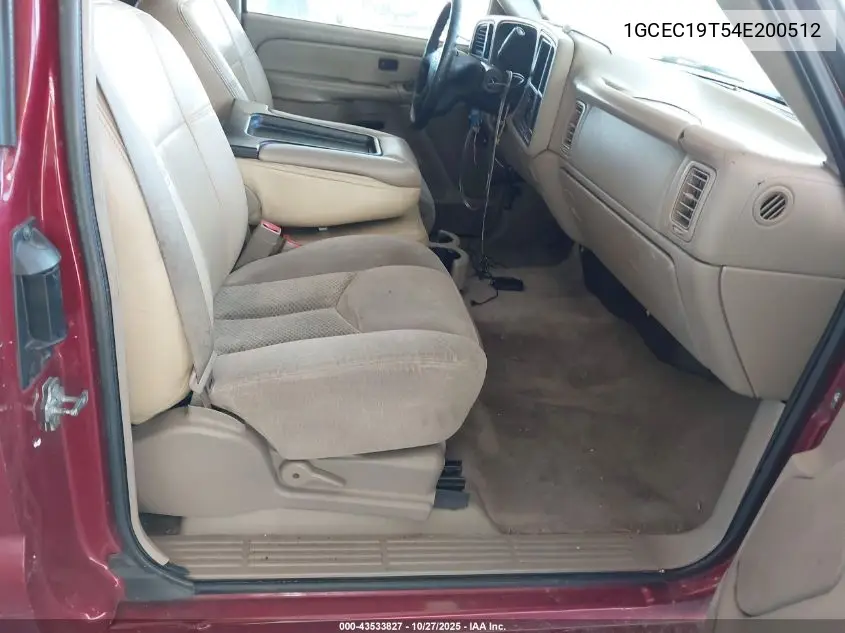 1GCEC19T54E200512 2004 Chevrolet Silverado 1500 Ls